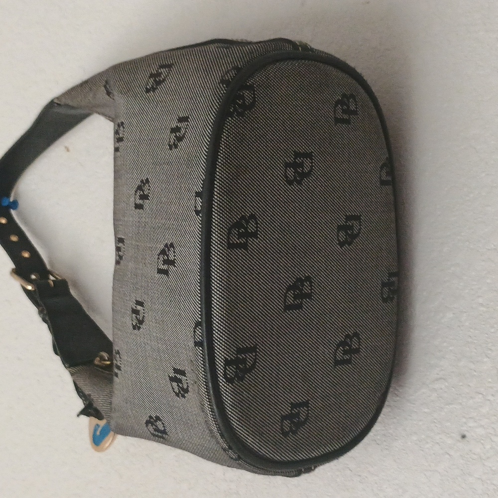 Dooney & Bourke Gray Monogram Shoulder Bag - Picture 5 of 10